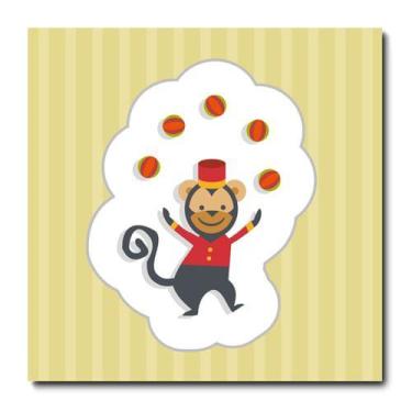 Imagem de Placa Decorativa - Circo - Infantil - 1020plmk - Allodi