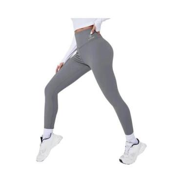 Imagem de Leggings de Yoga Femininas de Cintura Alta - Levantamento de Bunda - C