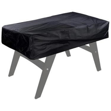 Imagem de Capa de mesa de pebolim em tecido Oxford 210D, impermeável e à prova de poeira, serve para mesas externas de 160 x 45 x 50 cm, resistente