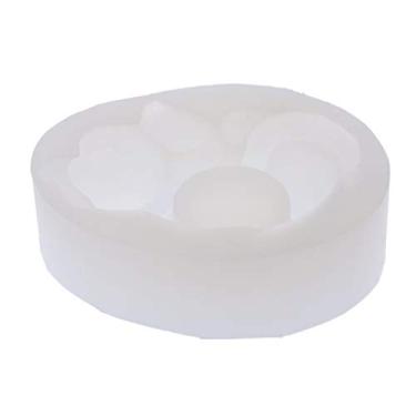 Imagem de barenx Molde de vaso de flores 3D para plantas suculentas, gesso, cimento carnudo