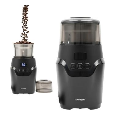 Imagem de Moedor De Café Elétrico Timer Digital Preto 110v - Davvero