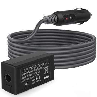 Imagem de Mini adaptador para carro Starlink – Cabo de alimentação CC de 12 V ~ 24 V com adaptador para Starlink Mini – Adaptador Starlink Mini 12 V compacto e estável para carro, trailer, acampamento e uso