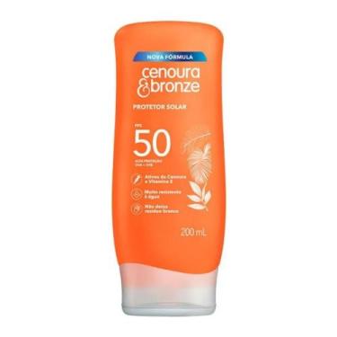Imagem de Protetor Solar Corporal Cenoura & Bronze FPS50 200ml - Cenoura e Bronz