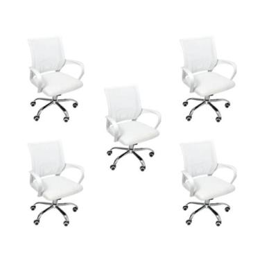 Imagem de Cadeira de Escritório Oficial Begonia Tela Mesh Ergonômica - Oficial W