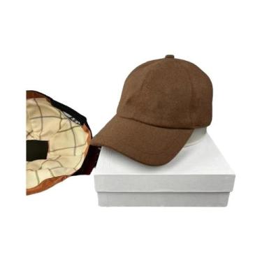 Imagem de Boné De Beisebol Bordado Em Cashmere Para Homens E Mulheres, Quente E 