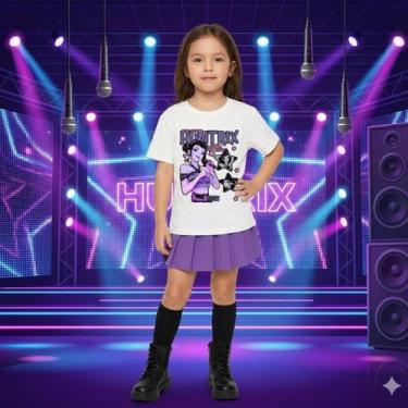 Imagem de Camiseta Huntrix Zoey Tshirt Guerreiras Kpop 100 Algodão, Branca zoey,