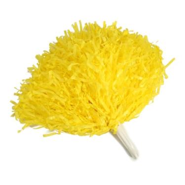 Imagem de Akozon Pompons de Líder de Torcida para Esquadrão Juvenil, Acessórios de Dança para Festa Esportiva - Amarelo Brilhante (#2)
