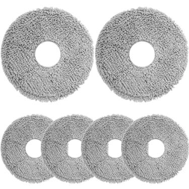 Imagem de Conjunto de 6 peças de esfregão para iRobot Roomba Plus 405 Combo & Plus 505 Combo Robô Aspirador de pó de microfibra Conjunto de panos de limpeza de peças de reposição Kit de acessórios
