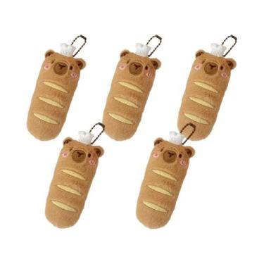 Imagem de Pingente De Pelúcia Kawaii Capivara: Charmoso Boneco Temático De Comid