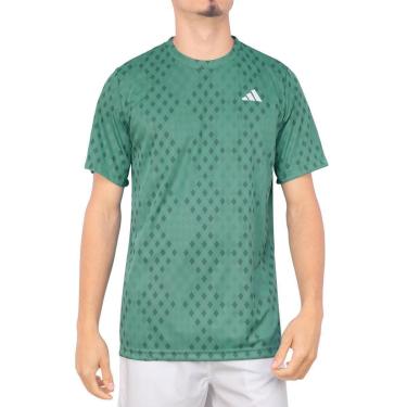 Imagem de Camiseta Adidas Club Tennis Climacool Graphic Verde-Masculino
