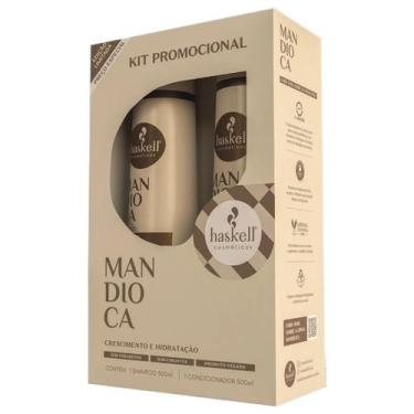 Imagem de Kit Mandioca Haskell Shampoo + Condicionador (500ml cada) - Haskell Co