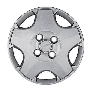 Imagem de Calota 174cb-pta aro 13 prata cubo baixo - unidade - GRID PRATA