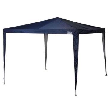 Imagem de Gazebo Oxford Azul 3x3 Metros - 3523 - Mor Gazebo 3x3m Pol Azul Mor 00