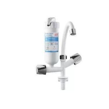 Imagem de Purificador de Agua Mesa C/ Bica Movel Plus Herc, Branco, Cromado