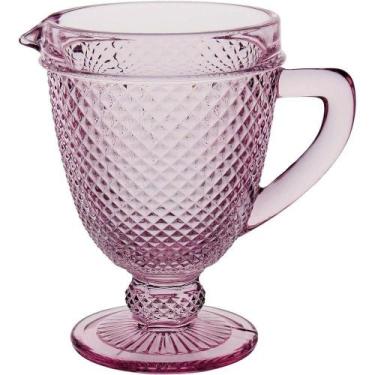 Imagem de Imperial Jarra 20X20X15Cm 1L Vidro Rosa - NH