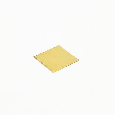 Imagem de Platinum Sheet Polar Ears Gold Palladium Electrode Customization Poles 99.99% Au Pt Sheet Customize Sizes Lab Use Grade (10*10*0.1mm, Gold 99.99%)