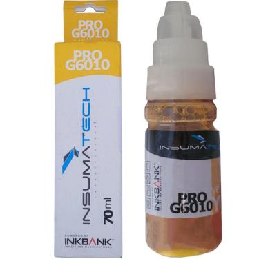 Imagem de Refil de Tinta Compatível com Canon Insumatech Pro G6010 Corante Amarelo  70 ml