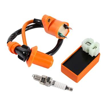 Imagem de Sluffs Racing Ignition Coil 5 Pins AC CDI Box, New Racing Performance CDI Ignition Coil Sp-ark Plug Para GY6 50CC 125CC 150CC ATV Scooter Kart Moped Quad Pit Dirt Bike