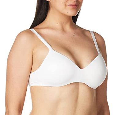 Imagem de Hanes Ultimate Sutiã feminino ComfortBlend macio com aro Dhhu02, Branco, 34B