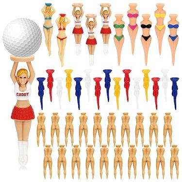 Imagem de SUBANG 45 peças engraçadas camisetas de golfe sexy meninas camisetas de biquíni meninas camisetas de golfe novidades nuas acessórios de golfe de plástico Pin up camisetas de golfe para treinamento de