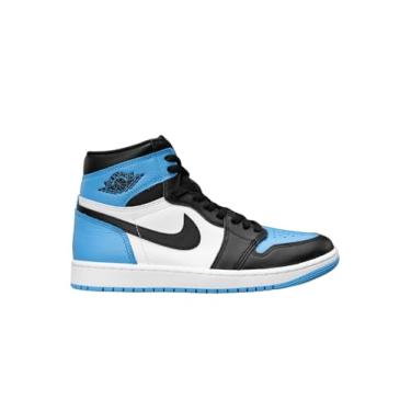 Imagem de Nike Unissex adulto Jordan 1, University Blue Black White, 10.5 Women/9 Men
