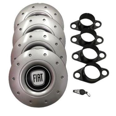 Imagem de Jogo de Calotas de Centro Miollo para Fiat Uno Aro 14 2010/2017 Estilo