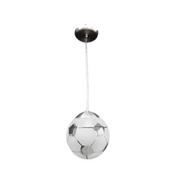 Imagem de Lustre Pendente Bola De Futebol 20x20 - Cafglass