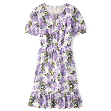 Imagem de Gymboree Vestidos femininos de manga curta combinando Mommy and Me, Rabo de coelho adulto, P