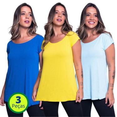 Imagem de Kit 3 Blusas Furadinhas Brasil Copa Do Mundo Seleção Brasileira - Bell