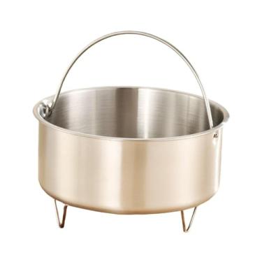 Imagem de IEUDNS Cesta de vapor de vegetais para alimentos, cesta multifuncional para cozinhar carne, panela a vapor, grade de vapor, inserção para massas de frutos