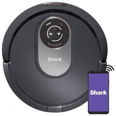 Imagem de Aspirador de Pó Robô IQ Navigation, com navegação avançada, WiFi, multifunção, preto, 110v, SHARK RV2001, Preto