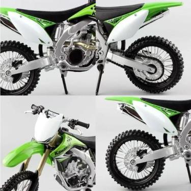 Imagem de Miniatura Moto Kawasaki Kx 450f Verde Maisto 1/12, Verde