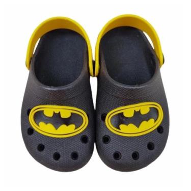 Imagem de Babuche Infantil Batman Antiderrapante Leve e Macio - Dulupe Calçados,