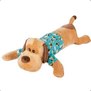 Imagem de Travesseiro Gigante Xuxão Animais Pelúcia 100% (Dog Verde)