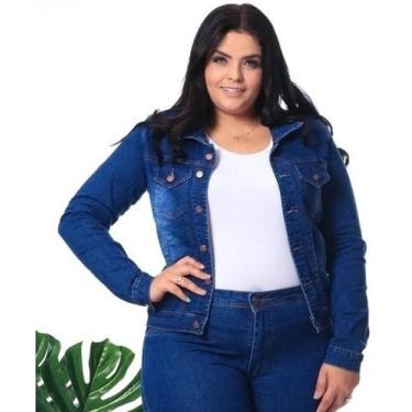 Imagem de Jaqueta Feminina Moda Plus Luxo Lycra Estilosa Inverno - Wild