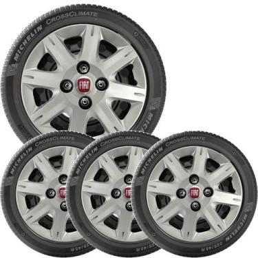 Imagem de 4x Calota Fiat Elba Premio Siena Aro 13 com Emblema 072cb - grid