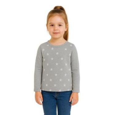 Imagem de Blusa Infantil Menina Manga Longa com Estampa de Estrelinhas Kyly-Feminino
