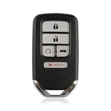 Imagem de Para Honda Accord 2018-2022 Smart Remote Key Fob 4+1 Botões | 433 MHz | Chip 4A | Substituição FCC ID: CWTWB1G0090 | Número de peça: 72147-TVA-A01