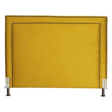 Imagem de Cabeceira Viviane Luxo Veludo Para Cama Box - DS Estofados, Solteiro, 