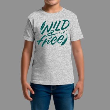 Imagem de Camisetas Infatil Básica Masculina Casual Moda Country Manga Curta Wil