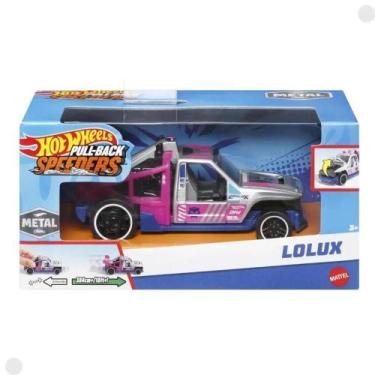Imagem de Carrinho Lolux Hot Wheels Pull Back Speeders Mattel