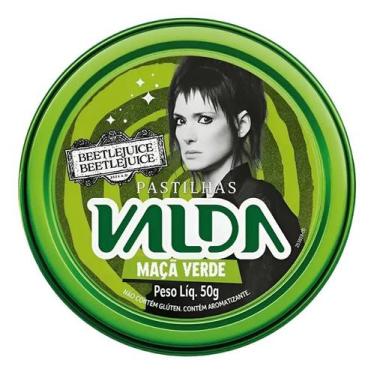 Imagem de Pastilha Valda BeetleJuice Maça Verde c/ 10 latas de 50g