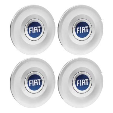 Imagem de Jogo Calota Meio Roda Fiat Stilo Idea Aro 14 15 16 e Roda Wolverine - 