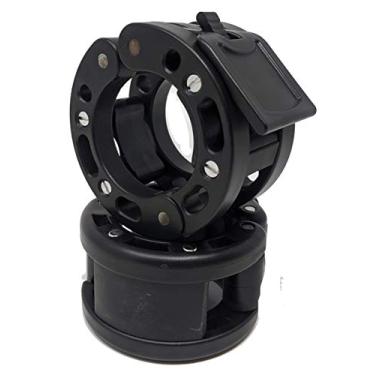 Imagem de Clout Fitness Braçadeiras de barra, carvão, olímpico, 5 cm