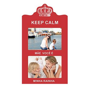 Imagem de Painel Foto Mdf Recortado Para 2 Fotos Rainha Kapos Multicolorido 20X35cm