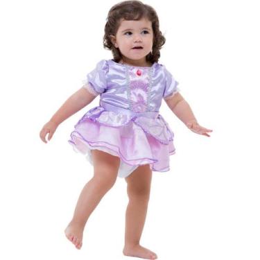 Vestido Fantasia Infantil Princesa Sofia Festa Luxo E Tiara em Promoção na  Americanas