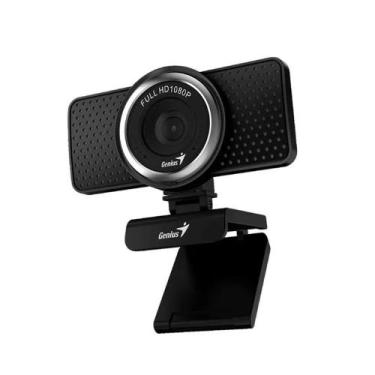 Imagem de Webcam Genius Ecam 8000 Full Hd 1080P 30 Fps Rotação 360 Preto - 32200