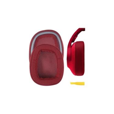 Imagem de Espumas Almofadas Para Logitech G433 G230 G233 G332 G Pro (Vermelho)