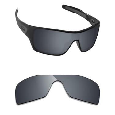 Imagem de Alphax Lentes de reposição polarizadas espelhadas cromadas pretas Elite para óculos de sol Oakley Turbine Rotor OO9307