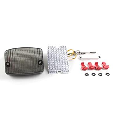 Imagem de Lanterna traseira de LED fumê Arashi para Kawasaki Vulcan 750 1986-2003, Eliminator 125 600 1986-2005, luz traseira de freio de seta, acessórios de substituição integrados para motocicleta